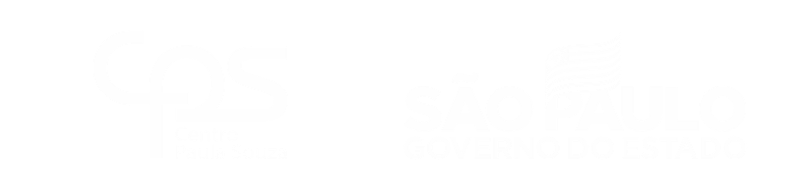 Centro Paula Souza - Versão Negativa (Cor Branca)