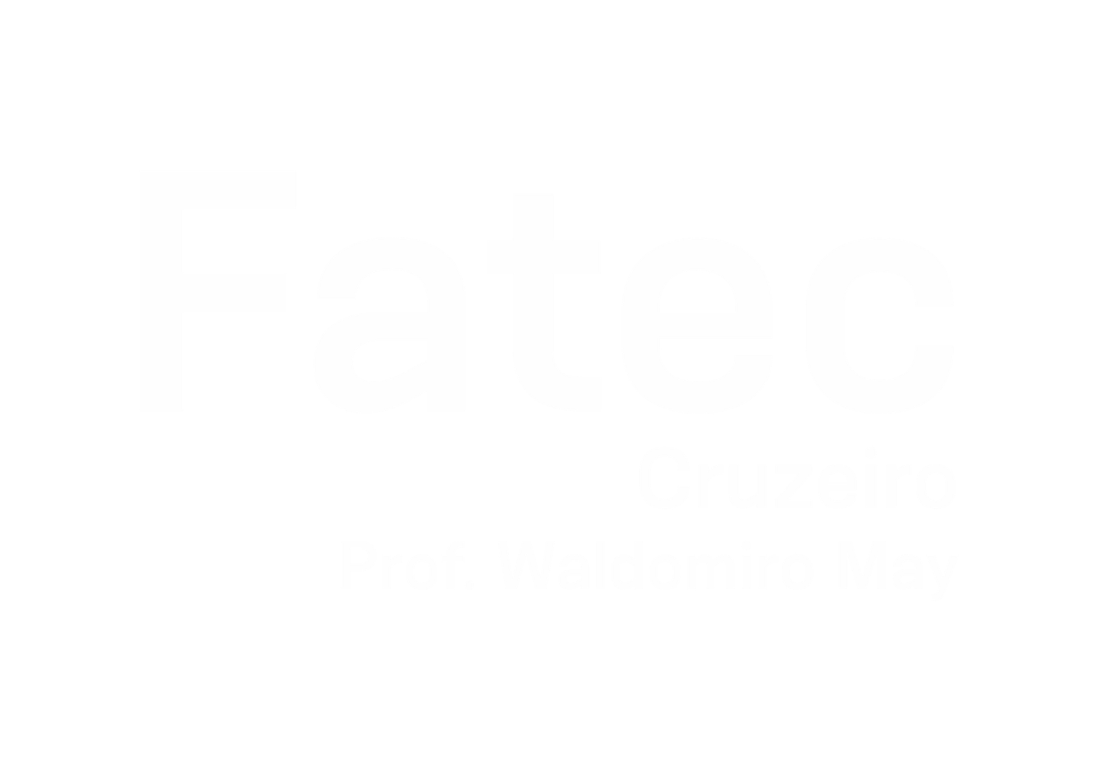 FATEC Cruzeiro - Versão Negativa (Cor Branca)
